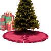 Velvet Tree Skirt 52 Inch Red Ornament Mat Inches Christmas Tree Skirt For Holiday Fall Farmhouse Outdoor Ruffle Tree Skirt