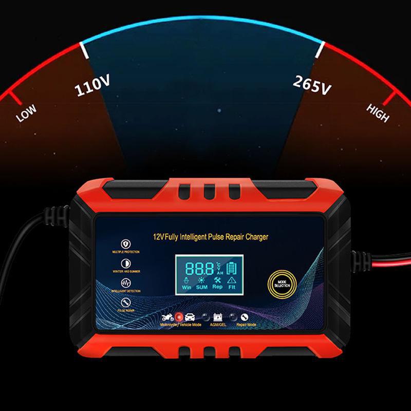 12V 6A Smart Charger for Car & Motorcycle Batteries