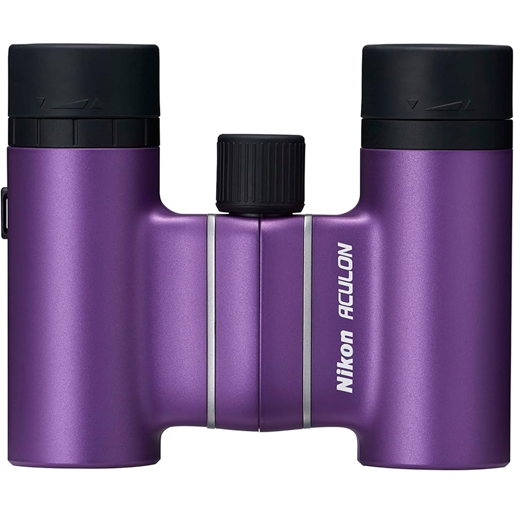Nikon Aculon T02 8x21 Binoculars, Roof Prism Type, 8x Magnification, 21mm Objective Lens, Purple (ACULON ACT028X21PR)