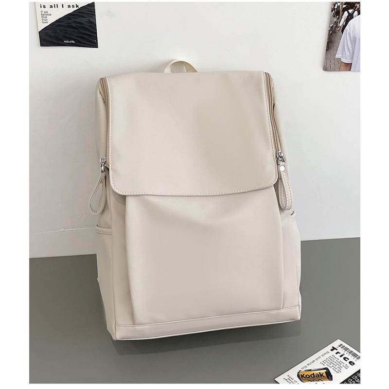 

Модный компьютерный рюкзак большой вместимости с откидным верхом, женский рюкзак для студентки, для отдыха, путешествий, школьная сумка белый