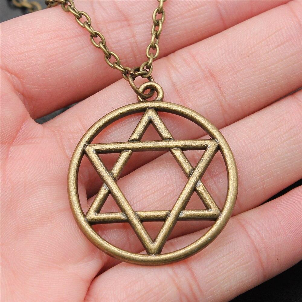 Buy 1pcs Zinc Alloy Star Of David Charms Necklaces Jewellery Making