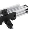Table Saw Fence Set Black Silver Aluminum Alloy with Fine Adjustment Knob 800mm/1000mm