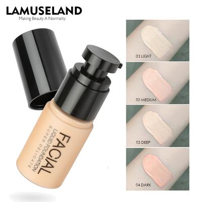 Fondotinta viso in 4 colori per fondotinta liquido in velluto per il viso, fondotinta in crema per il viso