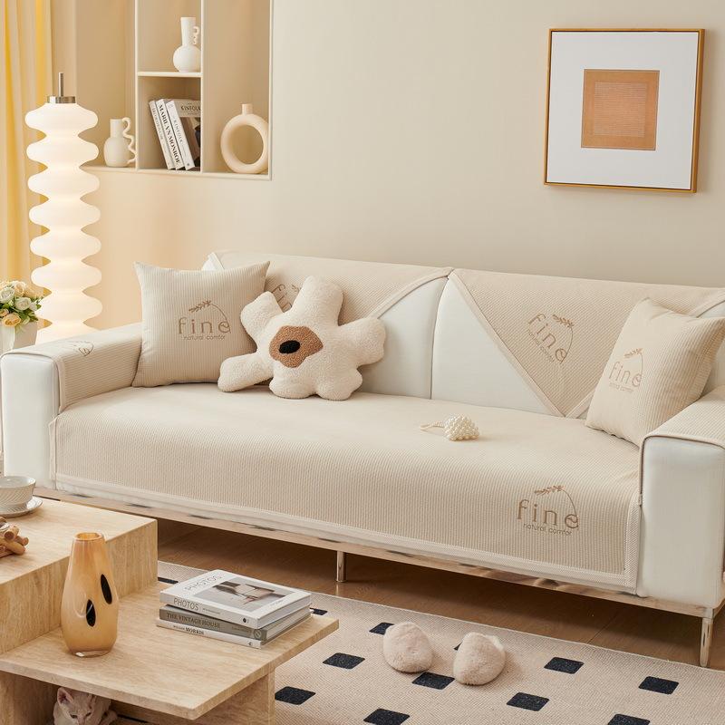 

Sofa Cushion Four Seasons Universal Non-Slip Cover New Modern Simple Sofa Cover All-Inclusive Summer Seat Cushion 70*70cm