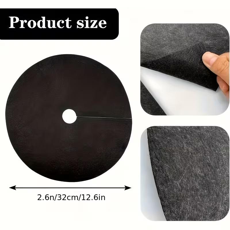 

10pcs Non-Woven Anti-Grass Net For Inhibiting Weed Growth Root Protection Breathable Moisture Net Gardening Accessories
