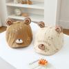 Chapeau de Soleil Bébé Ours Printemps/Été - Casquette Beret Mignonne Dessinée pour Bébés et Tout-Petits