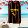 Hawthorn Football Club Druck Strandtuch Groß Weich Schnelltrocknend Handtuch Für Strand Camping Schwimmen