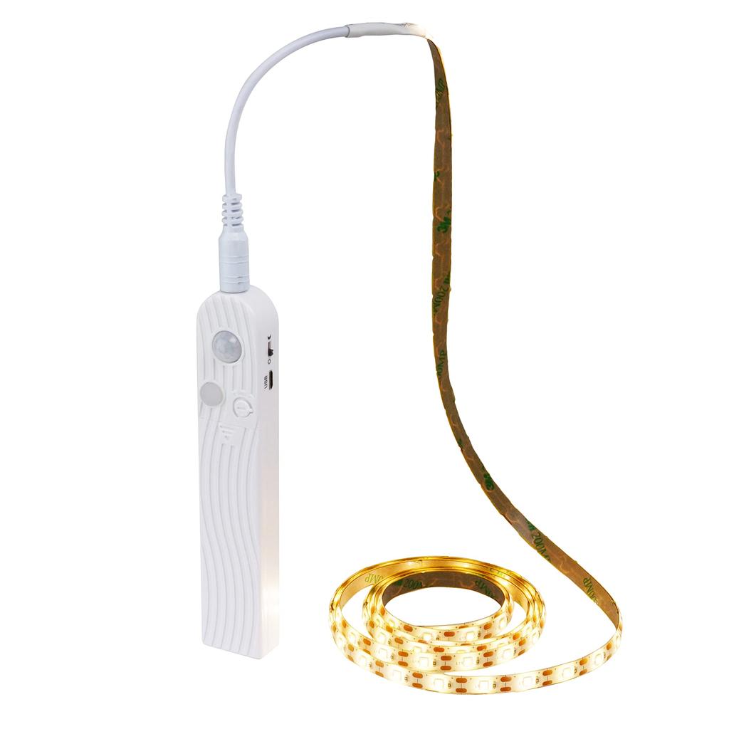KOYOKOMA LED Strip Light with Light Motion Automatic Continuous Tape Sensor, Sensor, On/Off, On, USB/Battery Operated, Waterproof, Cut-Off, Backlight,