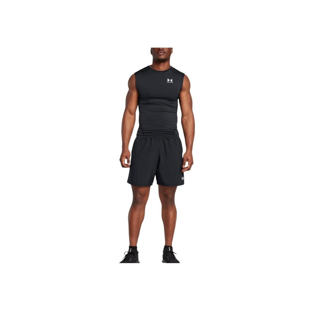 Under Armour Tech FW24 Utility Lace-Up Versatile Comfortable Three-Quarter Casual Shorts Men Shorts Black 1385978-002