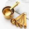 Stainless Steel Measuring Cups & Spoons Set - Four or Eight Piece