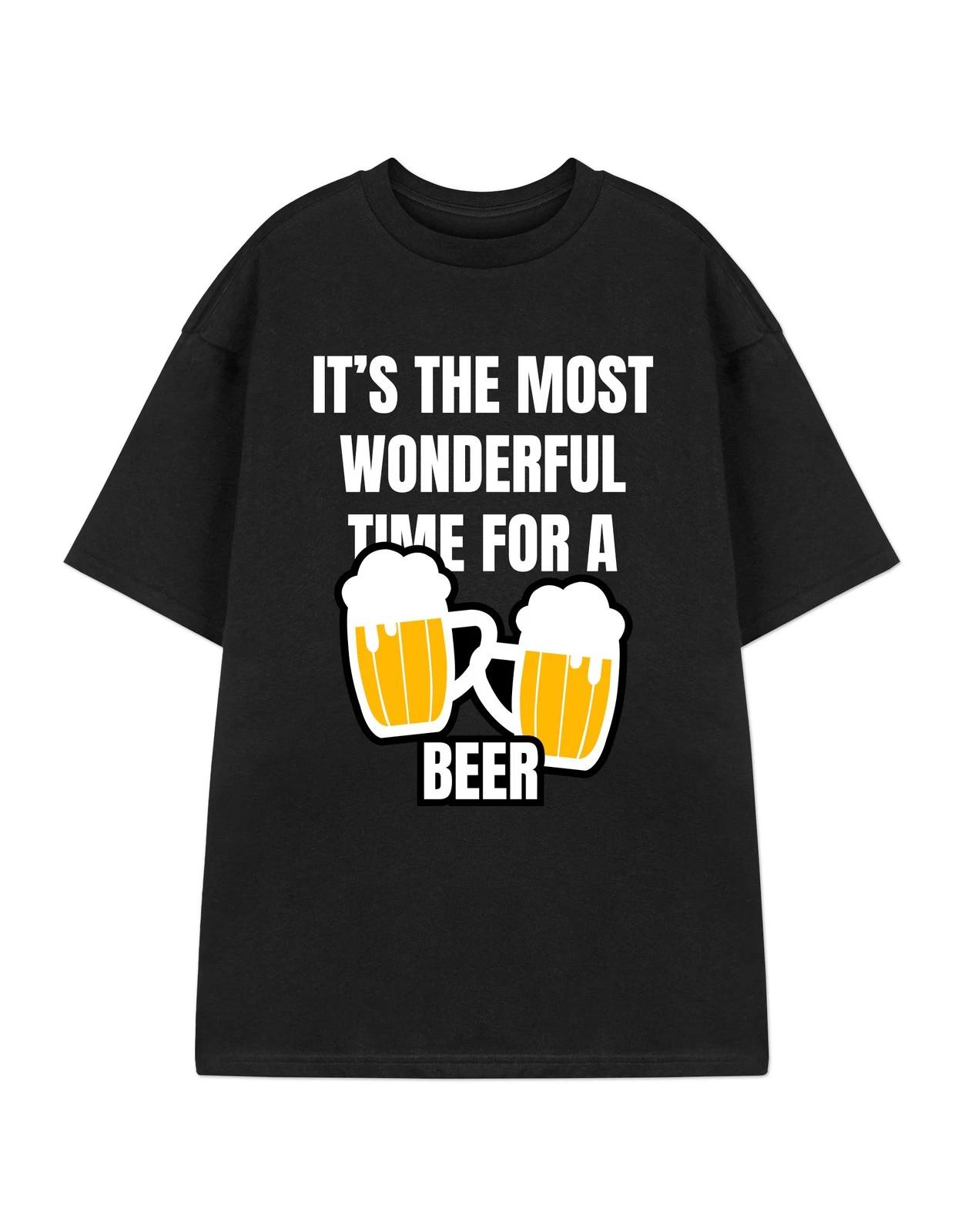 Покажи мне мерч Черное пиво Футболка с коротким рукавом Унисекс M