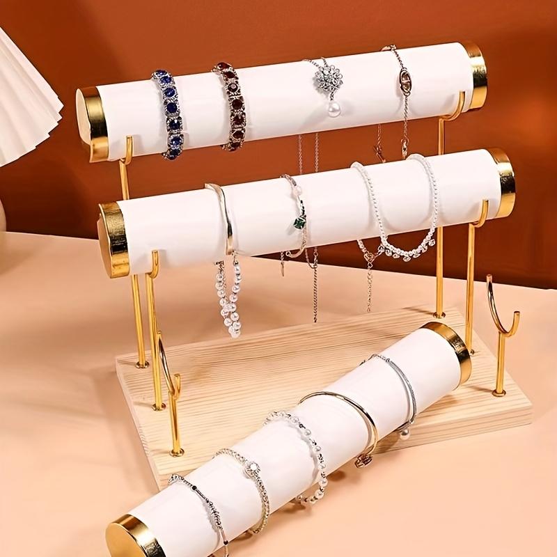 Jewelry Rack Wooden Bracelet Holder For Women & Men Ideal Choice For Gifts Display Bracelet Rack Watch Storage Rack