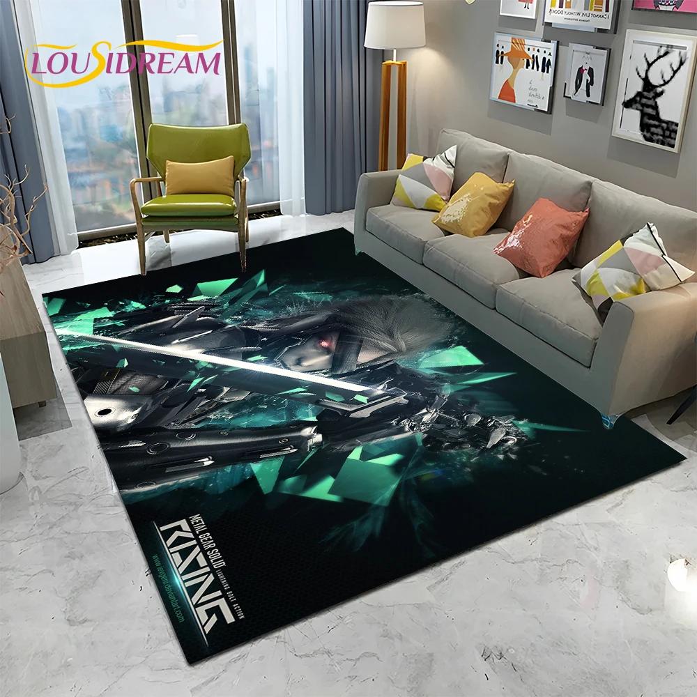 3D Game Metal Gear Solid Cartoon HD Carpet Rug for Home Living Room Bedroom Sofa Doormat Decor,kids Area Rug Non-slip Floor Mat