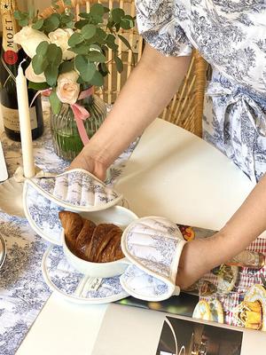 Der Warme Küchenhandschuh und Topfhandschuh_Grau