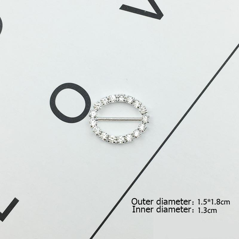 10 Teile/satz Verschiedene Strass Schnalle Haar Zubehör Strass Schnalle DIY Manuelle Schleife Haar Zubehör Hochzeit Einladung Dekoration