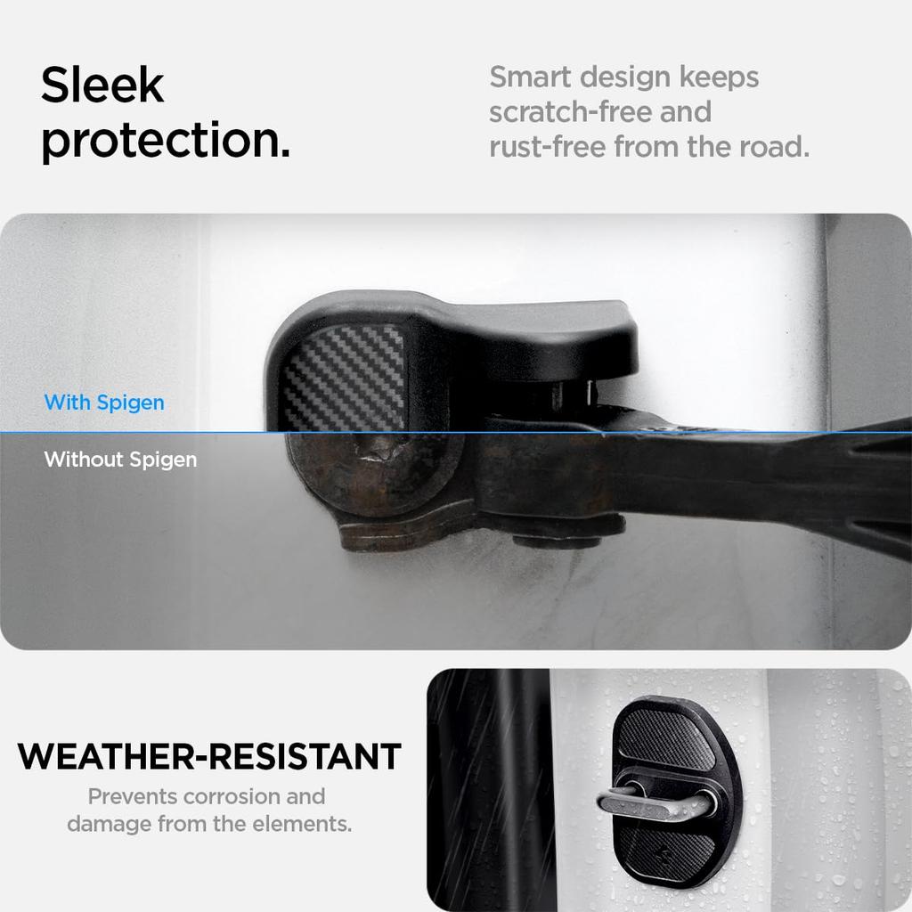Spigen Door Lock Cover for Tesla Model Y/3 TO320 (Black) ACP07123