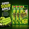YEM Grüne Apfel Saure Streifen Gummibonbons 40g