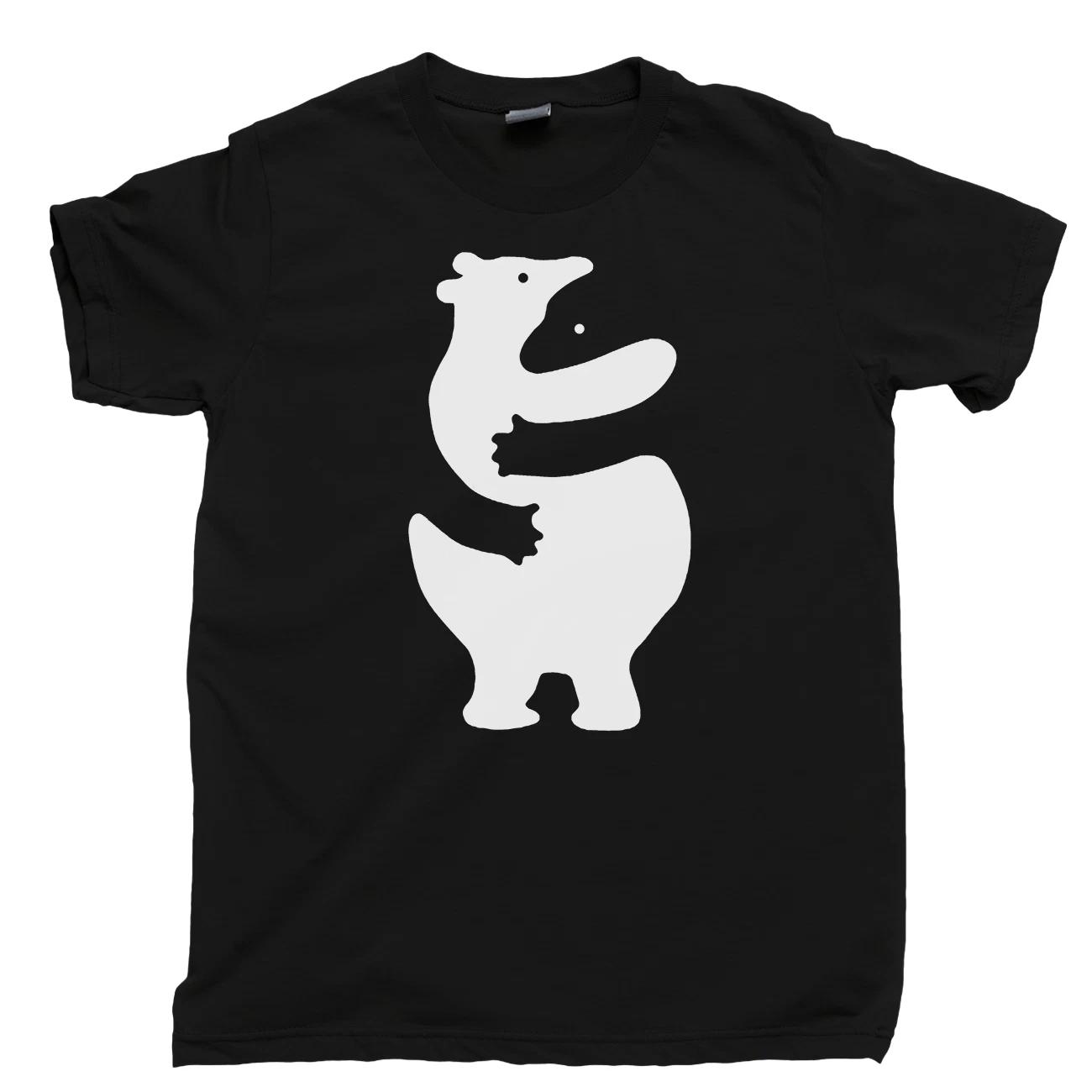 Polar Bear Hug T Shirt Grizzly Black Teddy Pooh Huggy Bear Cub Animal Hugger Tee XXL