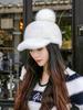 Women's Winter Faux Mink Fur Hat - Thick, Warm, Trendy Knight Hat Baseball Cap