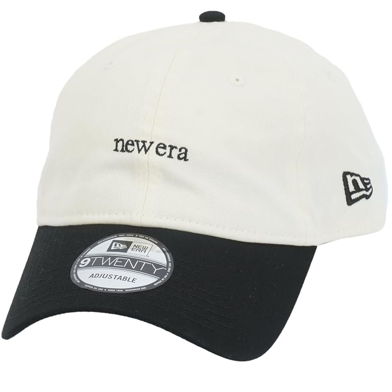 

[New Era] 9TWENTY cap 2-Tone (JP, alphabet, Free Size, 14109805: Black visor)
