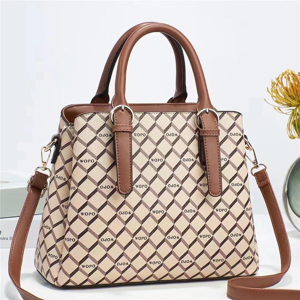 Chic And Trendy Fashionable Shoulder Bag Perfect For Moms And Young Women Khaki Diamond