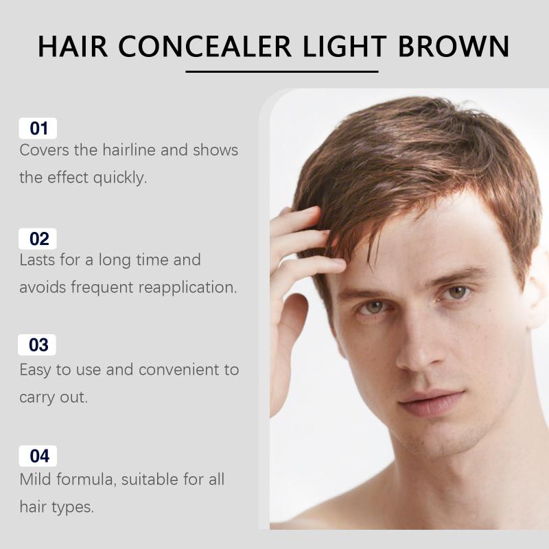 Disposable Hair Cover Stick Light Brown Waterproof Touch Up Cream Pen With Comb For Gray Coverage At Office Or Home