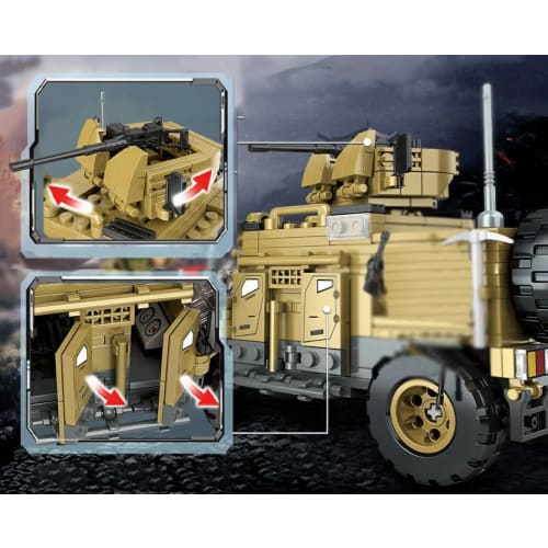AFM M-ATV M1240A1 Mine Resistant/Ambush Protected Armored Vehicle 488Blocks