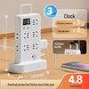 Multi-functional Vertical USB Power Strip with Night Light