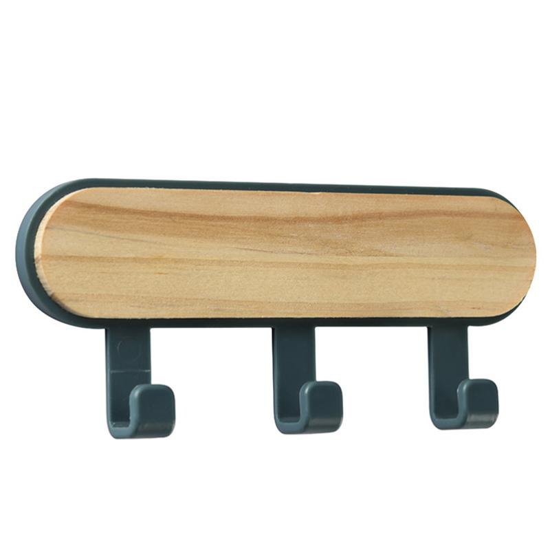 

Нові декоративні настінні дерев яні гачки Вішалка для пальта шарфа сумки Організатор кухонних аксесуарів Гачок Стійка для зберігання дрібниць Гачок за дверима