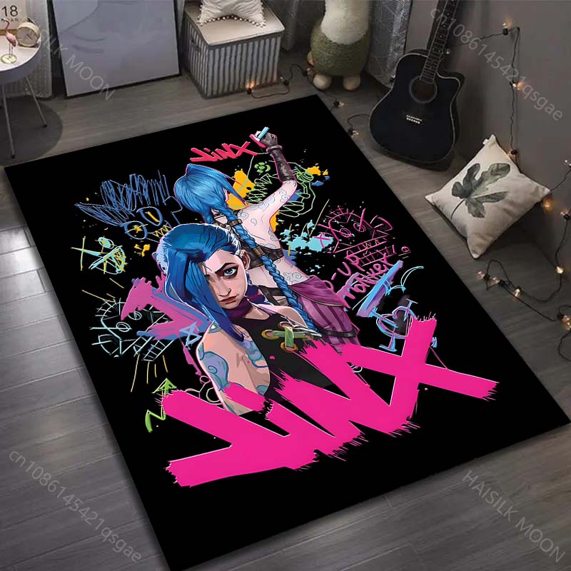 15 Größen A-Arcane Print Gamer Teppich für Wohnzimmer Schlafzimmer Sofa Fußmatte Dekor Sofatisch Bereichsteppich Rutschfeste Bodenmatte für Geschenke