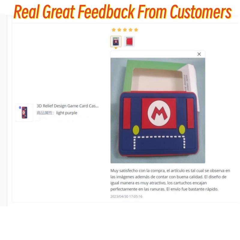 For NS Switch Oled Game Card Storage Box 3D Relief Design Hard Shell Protective 24 Game Cards Case for Switch Lite Cartridge