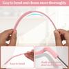 9Mm Silicone Straw Brushes, 25Cm Extra Long Straw Cleaning Brush Reusable Bendable Brush Pipe For Smoothie Straw Washing