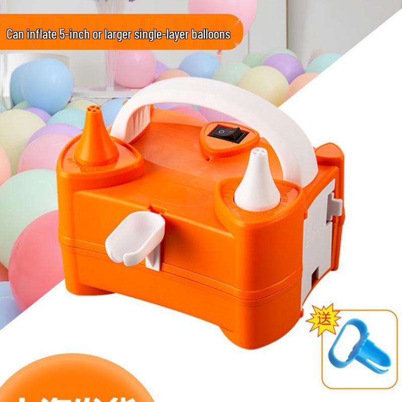 Elektrische Doppelport-Ballonpumpe - Automatischer Aufbläser für Festivals