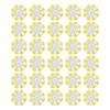 30sets Yellow + White Bird Feeder Replacement Parts Plastic Feeding Ports Flowers  Hanging Feeder