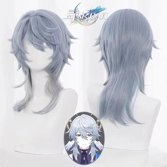 Honkai Star Rail Sunday Cosplay Kostuum Pruik Hoofddeksel Spelkarakter Outfits Voor Mannen Halloween Carnavalsfeest Comic Con L&Honkai Star Rail gray