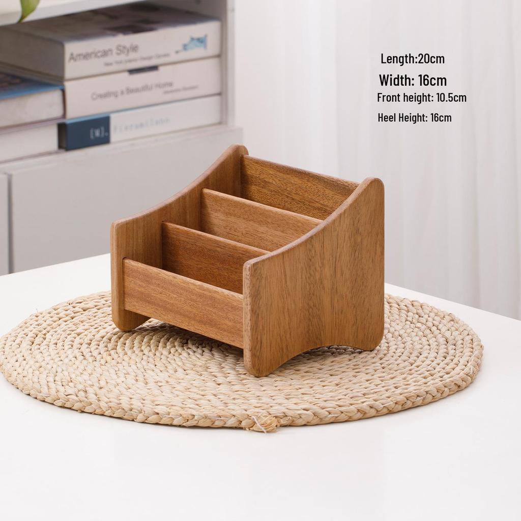 Caja de pañuelos de madera de nogal grabada para decoración del hogar, restaurante u hotel - Diseño lindo y simple de madera maciza