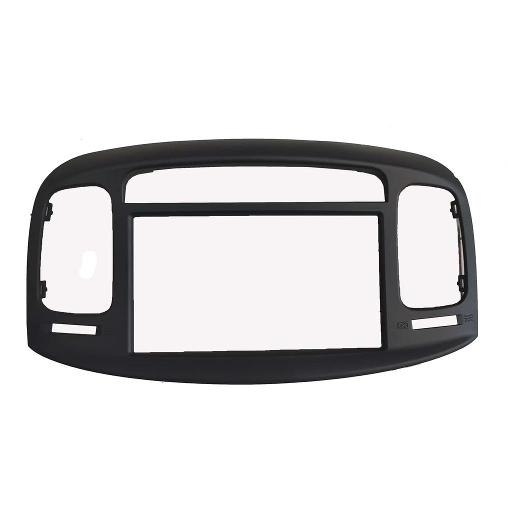 2 Din 7/9 Inch Car Radio PC ABS Plastic Fascia Panel Frame and Cable for Hyundai Accent 2008-2012 Dash Mount Kit