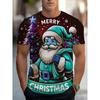 Funny Christmas T-Shirt for Men, Ugly Sweater Holiday Design, Novelty Graphic Tee for Xmas Party, Cool Gift Idea for Family