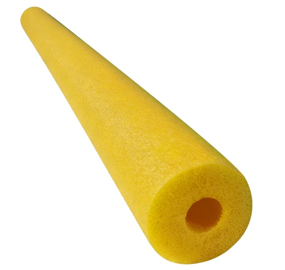 Pool Noodle Foam Buoyancy Stick, Hollow Foam Pool Swim Noodle, Floating Diving Stick, Yellow
