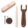 Tailors Clapper Set Quilters Pressing Seam Flattening with Seam Roller, Point Turner Sewing Tool Tailors Hams for Sewing