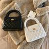 Xiaoxiangfeng Rhombus Handbag Female Spring And Summer Daughter Celebrity Style Advanced Sense Hand Bag Messenger Bag