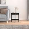 VidaXL Coffee Table Black Ø 42.5x45 Cm Solid Pine Wood 822316