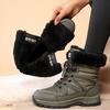 Women's Winter Outdoor Travel Sports Snow Boots in Plus Size, Women's Winter Fleece Warm Midsole Women's Cotton Boots