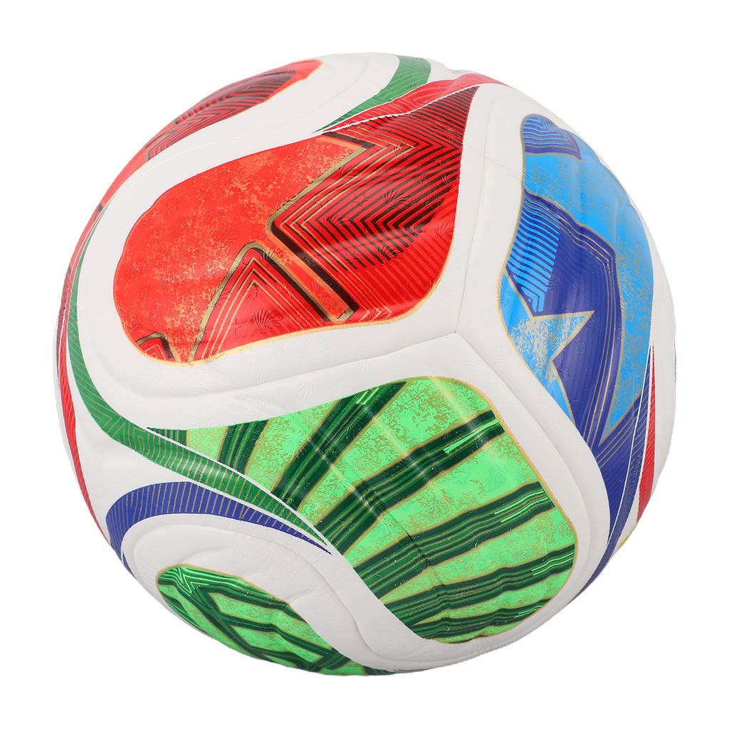 Pallone da Calcio Altamente Elastico Antiscivolo Pelle PU Taglia 5 Pallone da Calcio con Pompa Aghi Borsa a Rete per Partita Allenamento