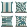 Push Pillowcase Creative Wave Striped Cushion Cover
