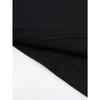 Europäische Größe Damen Schwarz Minimalistisch Abstrakt Linienkunst T-Shirt - Kurzarm Freizeit Oberteil mit Weißer Weiblicher Gesichtzeichnung, Normale Passform