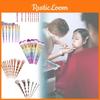 10 Girl Piece Makeup Brush Set Gradient Finish Durable Plastic Supplies Handles