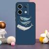 Blue Ocean Whales Pattern Case For Xiaomi Redmi Note 13 9 10 11 12 14 15 Pro Plus Redmi 15 15C 14C 10C 12C 13C Cover