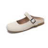 Maternity Shoes Soft-soled Bag Head Slippers Women Wear Lazy Shoes One Foot and Half Drag Tide Shoes