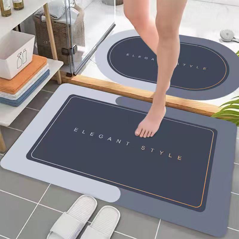 Buy Bathroom Mat Absorbent Customize Modern Simple Non Slip Floor Plush Quick Drying High Qualit